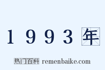 1993年是什么意思的图片